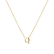 Náhrdelník s diamantom Flat Line Q2