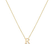 Náhrdelník s diamantom Flat Line R2