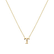 Náhrdelník s diamantom Flat Line T2