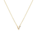 Náhrdelník s diamantom Flat Line V2