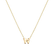 Náhrdelník s diamantom Flat Line W2