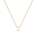 Náhrdelník s diamantom Round Line C2