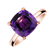 Prsteň s ametystom brazil Bonbon2