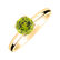 Prsteň s peridotom Bonbon2
