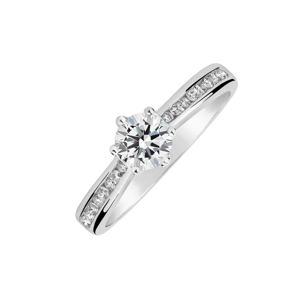 Prsteň s diamantmi Shimmering Love
