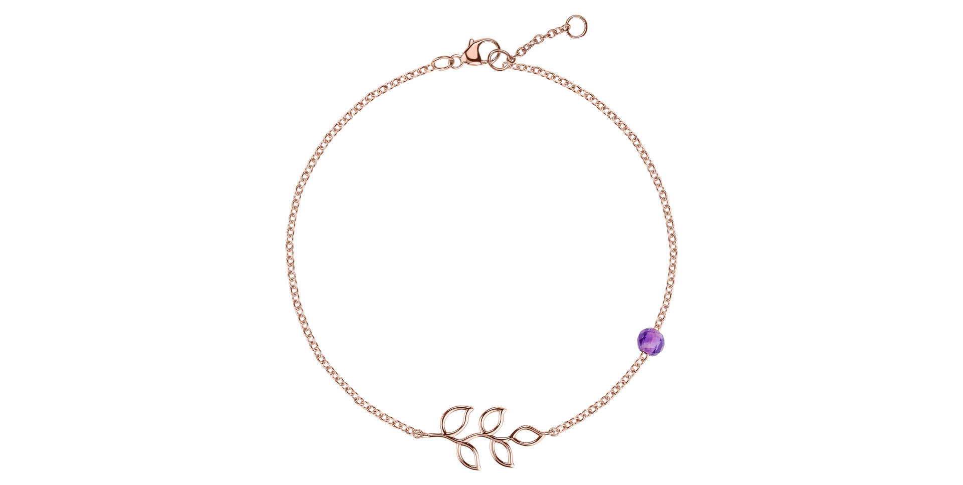 Náramok s ametystom Fabiene