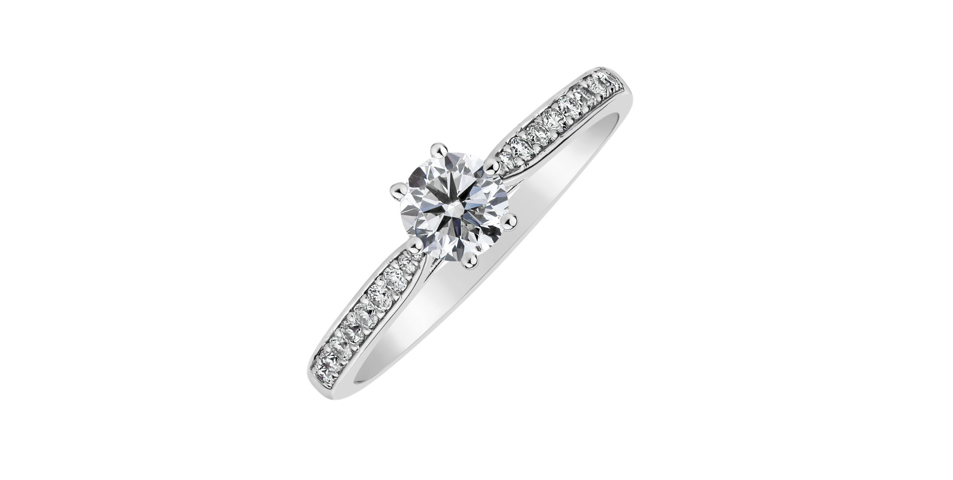 Prsteň s diamantmi Midnight Romance