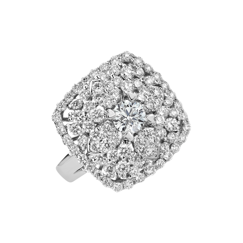 Prsteň s diamantmi Queenie