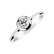 Prsteň s diamantom Classy Dot2