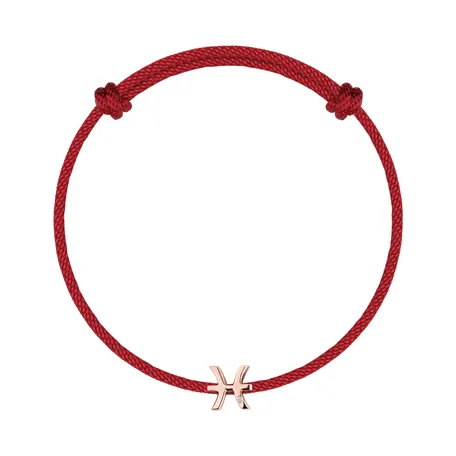 Diamantový náramok so šnúrkou Pisces