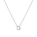 Náhrdelník s diamantom Flat Line D2