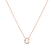 Náhrdelník s diamantom Flat Line G2