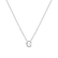 Náhrdelník s diamantom Flat Line G2