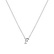 Náhrdelník s diamantom Flat Line F2
