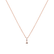 Náhrdelník s diamantom Flat Line I2