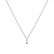 Náhrdelník s diamantom Flat Line I2