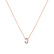 Náhrdelník s diamantom Flat Line J2