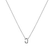 Náhrdelník s diamantom Flat Line J2