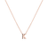 Náhrdelník s diamantom Flat Line K2