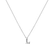 Náhrdelník s diamantom Flat Line L2