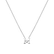 Náhrdelník s diamantom Flat Line M2