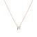 Náhrdelník s diamantom Flat Line N2