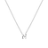 Náhrdelník s diamantom Flat Line N2