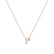 Náhrdelník s diamantom Flat Line P2