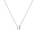 Náhrdelník s diamantom Flat Line Q2