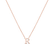 Náhrdelník s diamantom Flat Line R2