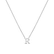 Náhrdelník s diamantom Flat Line R2