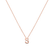 Náhrdelník s diamantom Flat Line S2