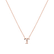 Náhrdelník s diamantom Flat Line T2
