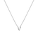 Náhrdelník s diamantom Flat Line V2