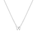 Náhrdelník s diamantom Flat Line W2