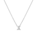 Náhrdelník s diamantom Flat Line X2