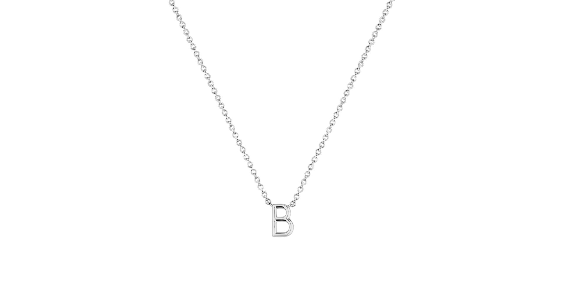 Náhrdelník s diamantom Round Line B