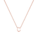 Náhrdelník s diamantom Round Line C2