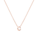 Náhrdelník s diamantom Flat Line C2