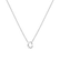 Náhrdelník s diamantom Flat Line C2