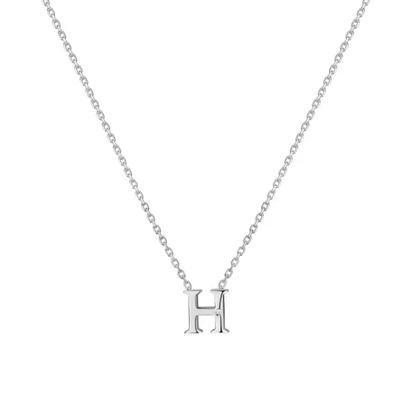 Náhrdelník s diamantom Flat Line H
