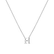 Náhrdelník s diamantom Flat Line H2
