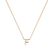 Náhrdelník s diamantom Round Line F2