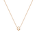 Náhrdelník s diamantom Round Line G2