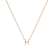 Náhrdelník s diamantom Round Line H2
