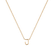 Náhrdelník s diamantom Round Line J2
