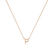 Náhrdelník s diamantom Round Line P2