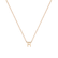 Náhrdelník s diamantom Round Line R2