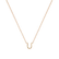 Náhrdelník s diamantom Round Line U2