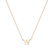 Náhrdelník s diamantom Round Line W2
